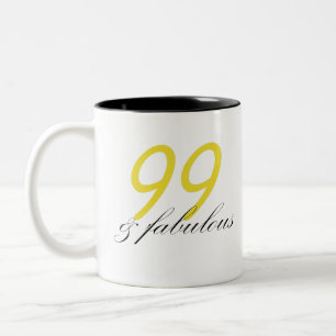 99 & Fabulous Två-Tonad Mugg