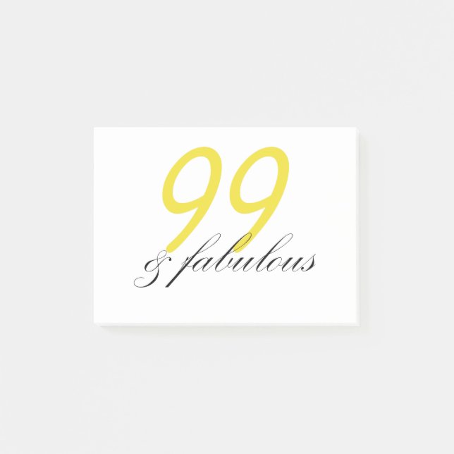 99 & Fantastisk Post-it Block (Framsida)