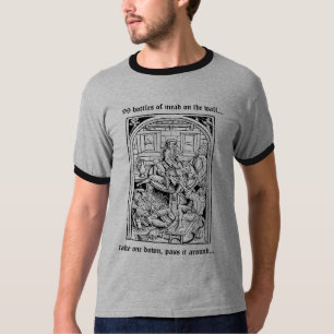 99 flaskor av meaden på väggtshirten tee