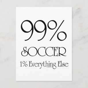 99% Fotboll Vykort