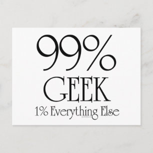 99 % Geek Vykort