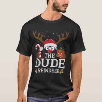 99 Gifts Matching Christmas Reindeer Squad Christm T Shirt