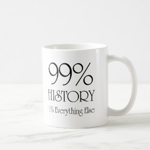 99% historia kaffemugg