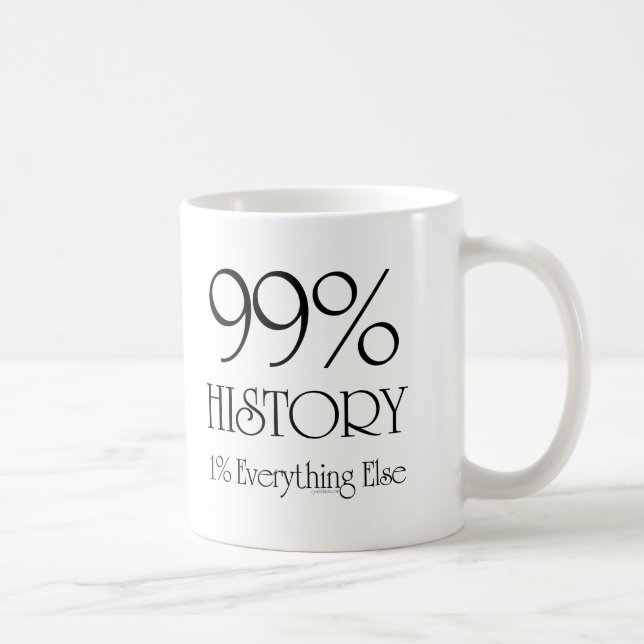 99% historia kaffemugg (Höger)