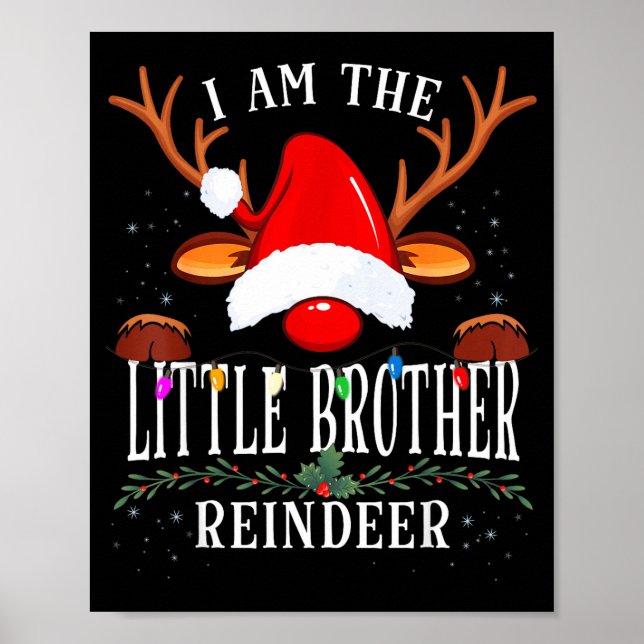 99 Jag Är Lilla Bror Ren Jul Familj Poster (Framsidan)