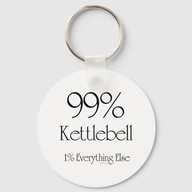 99 % Kettlebell Nyckelring (Framsida)