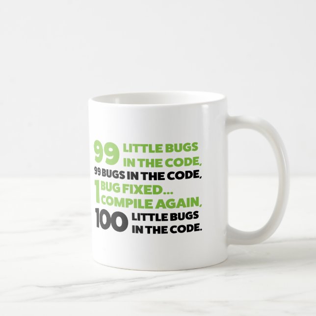 99 kryp i kodifiera… kaffemugg (Höger)