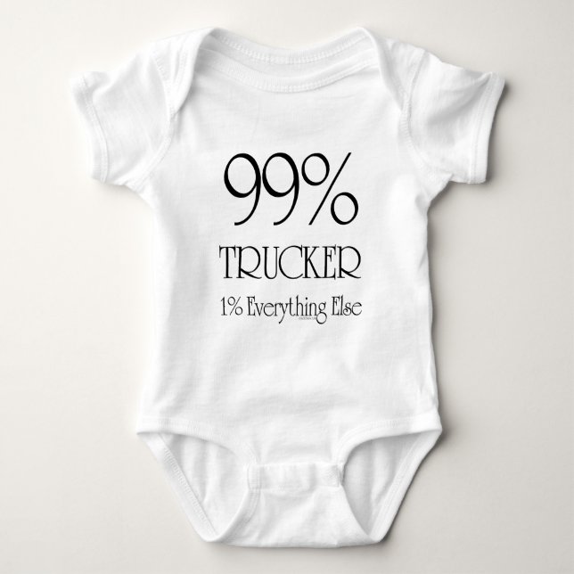 99% lastbilsförare t-shirt (Framsida)