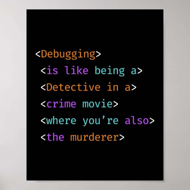 99 lilla Kryp i kodningen för kodprogram Poster (Framsidan)