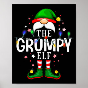 99 Matchande jul-tomte familje-PJs - Den Mpy Tomte Poster