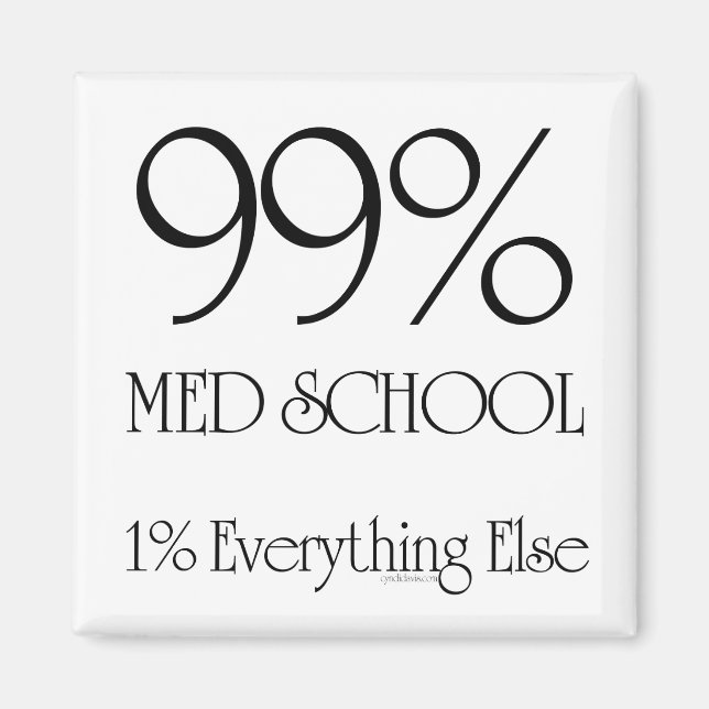 99 % Med-skolan Magnet (Framsidan)