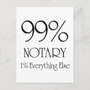 99 % notarie vykort
