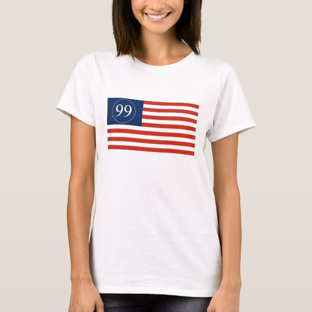 99% old glory förenade Amerika Tee (Framsida)