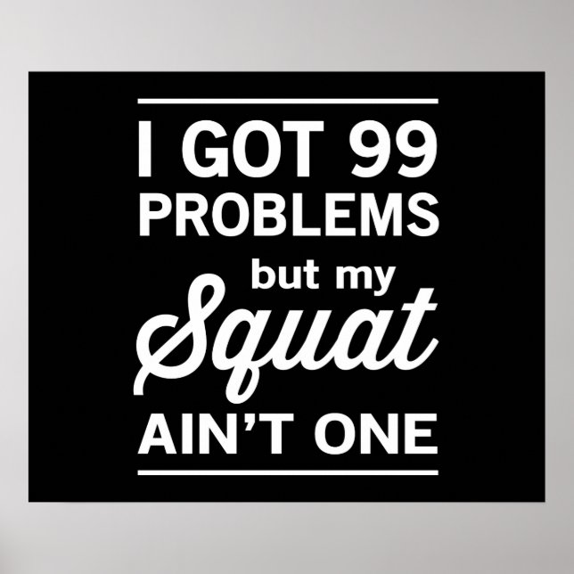 99 problem, men mitt torget är inte ett poster (Framsidan)