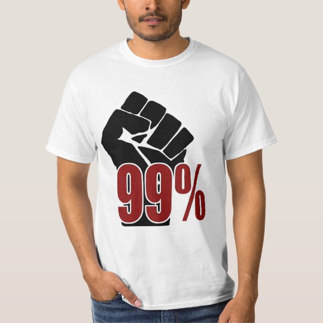 99 procent näve t-shirt (Framsida)