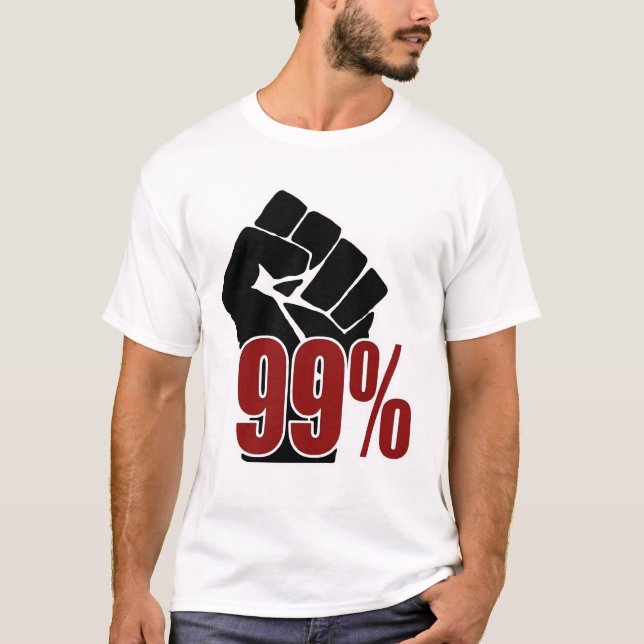 99 procent näve tee shirt (Framsida)