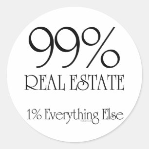 99 % Real Gods Runt Klistermärke