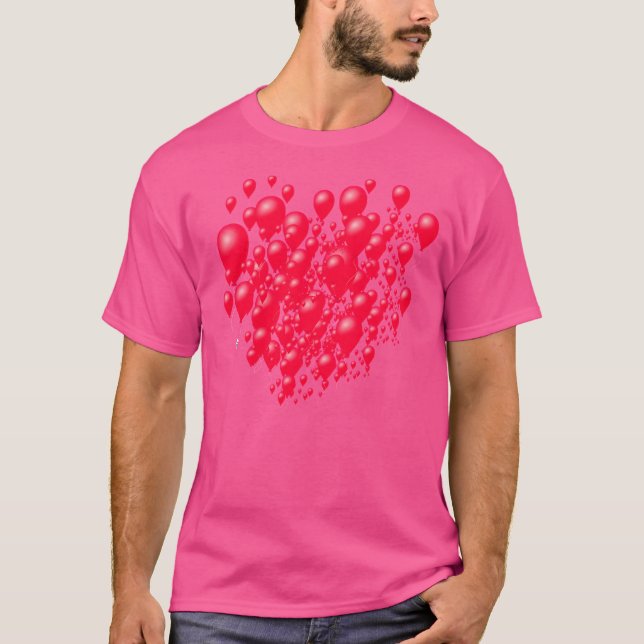 99 röda ballonger t shirt (Framsida)