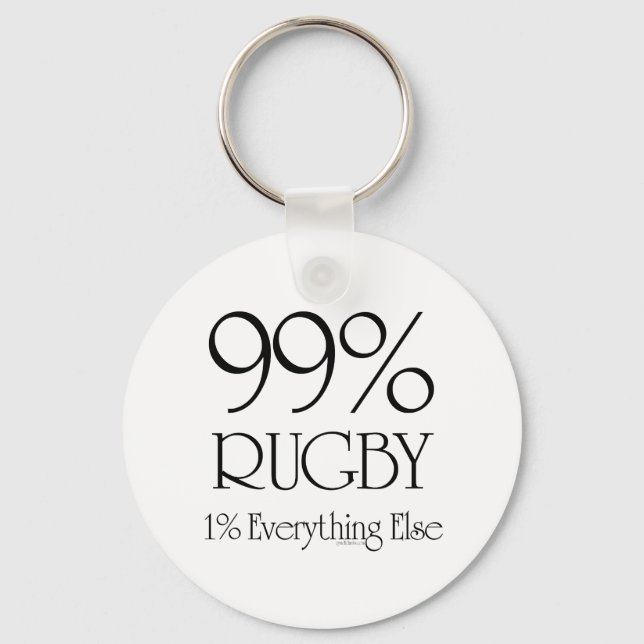 99 % rugby nyckelring (Framsida)