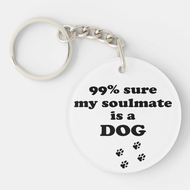 99 % säker på att min soulmate är en hund - luddig (Framsidan)