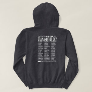 99 skäl att stanna en dag till - Psykisk hälsa Hoodie
