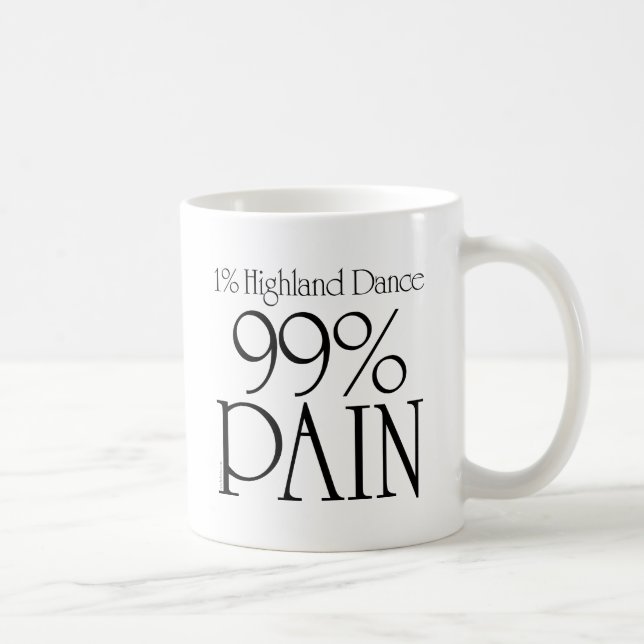 99% smärtar, 1% höglands- dans 2 kaffemugg (Höger)