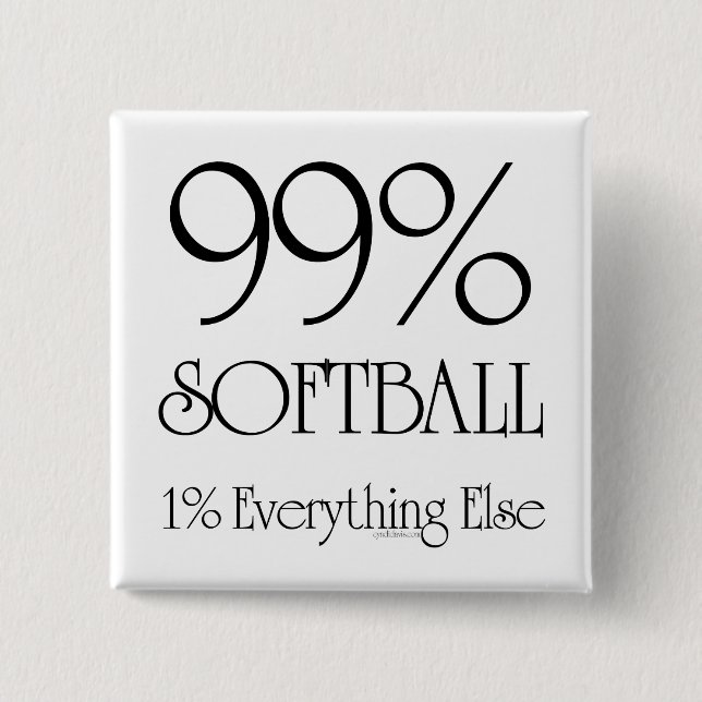 99% softball knapp (Framsida)