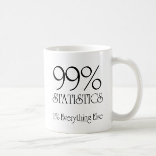 99% statistik kaffemugg