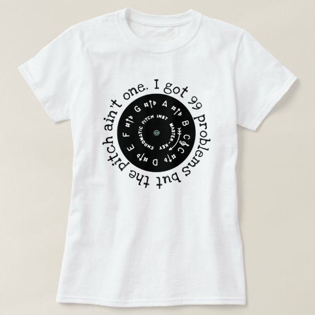 99 Svart pitchpipe T-shirt (Design framsida)