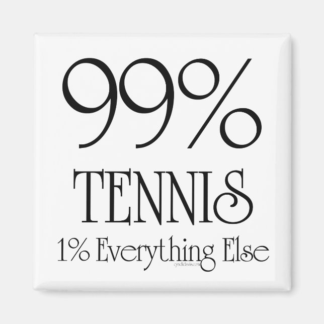 99 % Tennis Magnet (Framsidan)