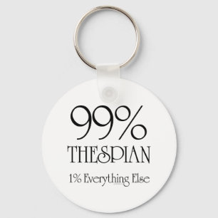 99% Thespian Nyckelring