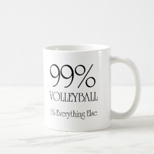 99% volleyboll kaffemugg
