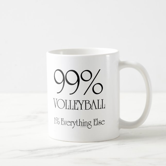 99% volleyboll kaffemugg (Höger)