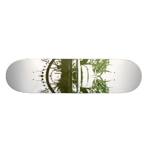 99turbogrunge_organic_bark old school skateboard bräda 18 cm