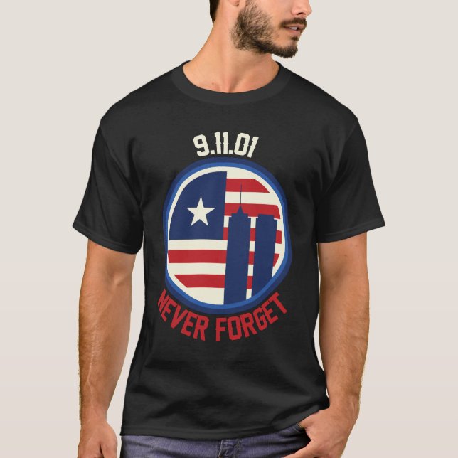 9.11.01 Glöm aldrig T Shirt (Framsida)