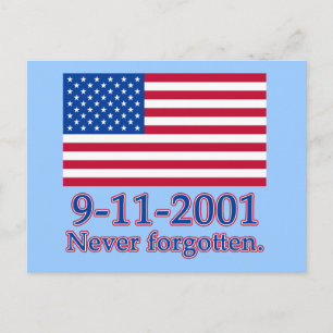 9-11-2001 Glömde aldrig Tshirts, Buttons Vykort