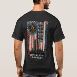 9/11 25-årsjubileum t shirt
