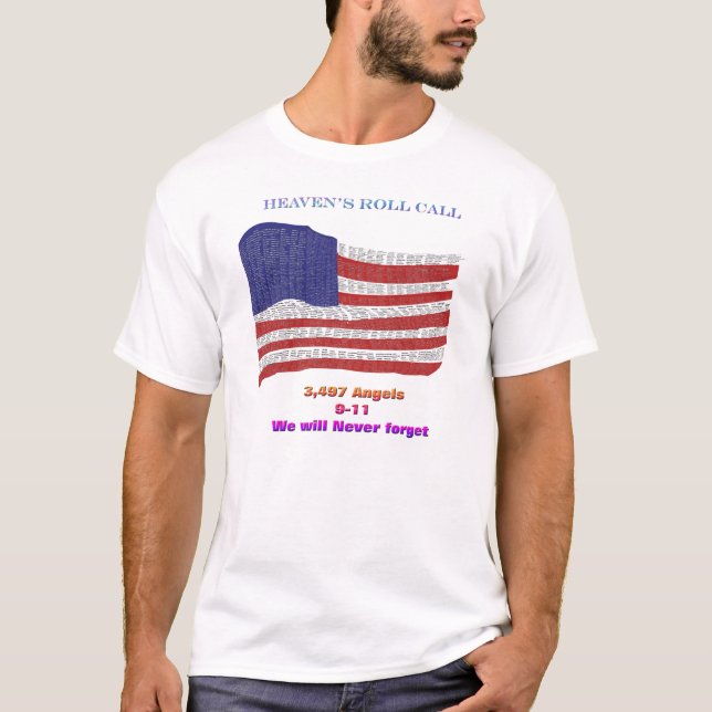 9-11 årsdagrullappell tee (Framsida)