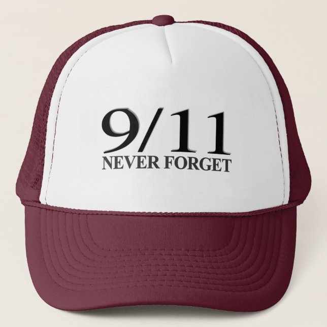 9/11 glöm aldrig keps (Framsida)