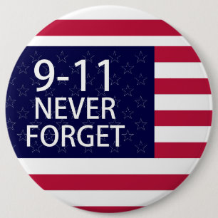 9-11 glöm aldrig knapp