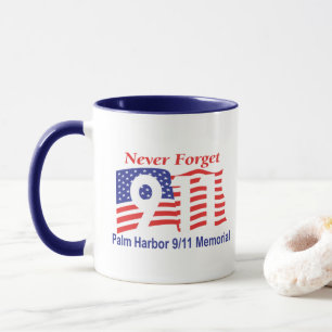 9-11 Glöm aldrig Mugg