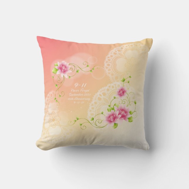 9-11 Glöm aldrig Pillow Kudde (Framsida)