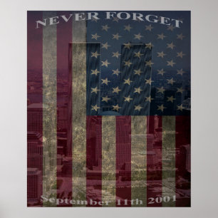 9/11 Glöm aldrig - Poster
