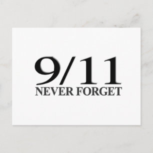 9/11 Glöm aldrig Vykort