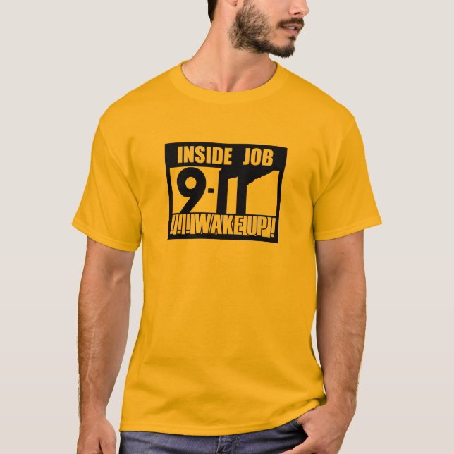 9-11 INRE sanning 911, truther för JOBBVAK UPP - T-shirt (Framsida)
