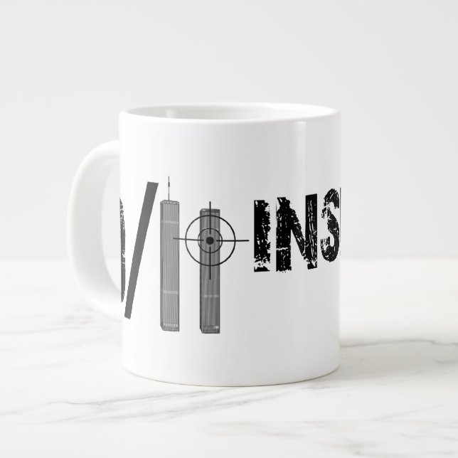 9/11 Inside Job Jumbo Mugg (Framsida vänster)