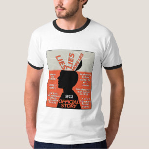 9-11 ligger officiell berättelse för sanning t-shirt