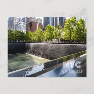 9/11-minnesmärke vykort