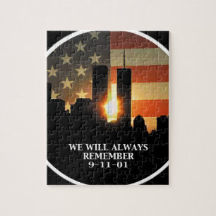 9-11 minns - vi ska glömmer aldrig pussel