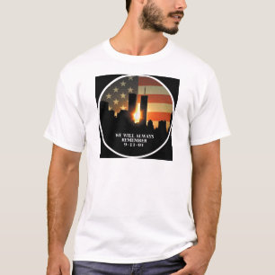 9-11 minns - vi ska glömmer aldrig t shirt